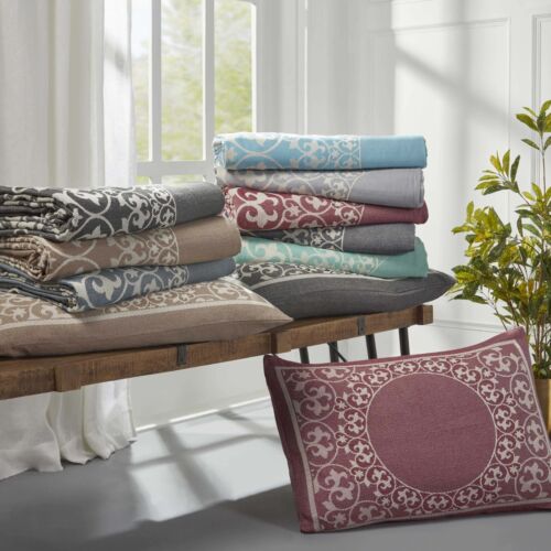 Lyron Mandala Jacquard Boho Coverlet Bedspread Set Twin Full Queen King Sizes - Picture 2 of 37