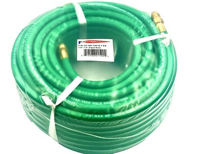 #ad Argon Gas Hose for MIG TIG Flowmeter 1 4quot; ID 100FT 5 8quot;X18 Male Inert Gas Hose $81.18