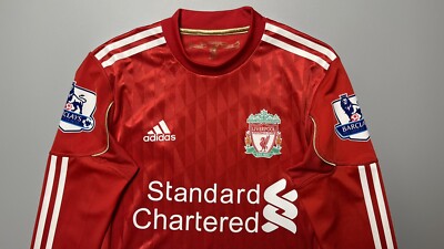 LIVERPOOL ADIDAS TECHFIT 2011/2012 SOCCER HOME JERSEY #7 SUAREZ