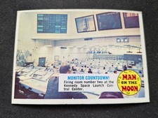 1969 Topps Man On The Moon Card # 46B Monitor Countdown (VG/EX)