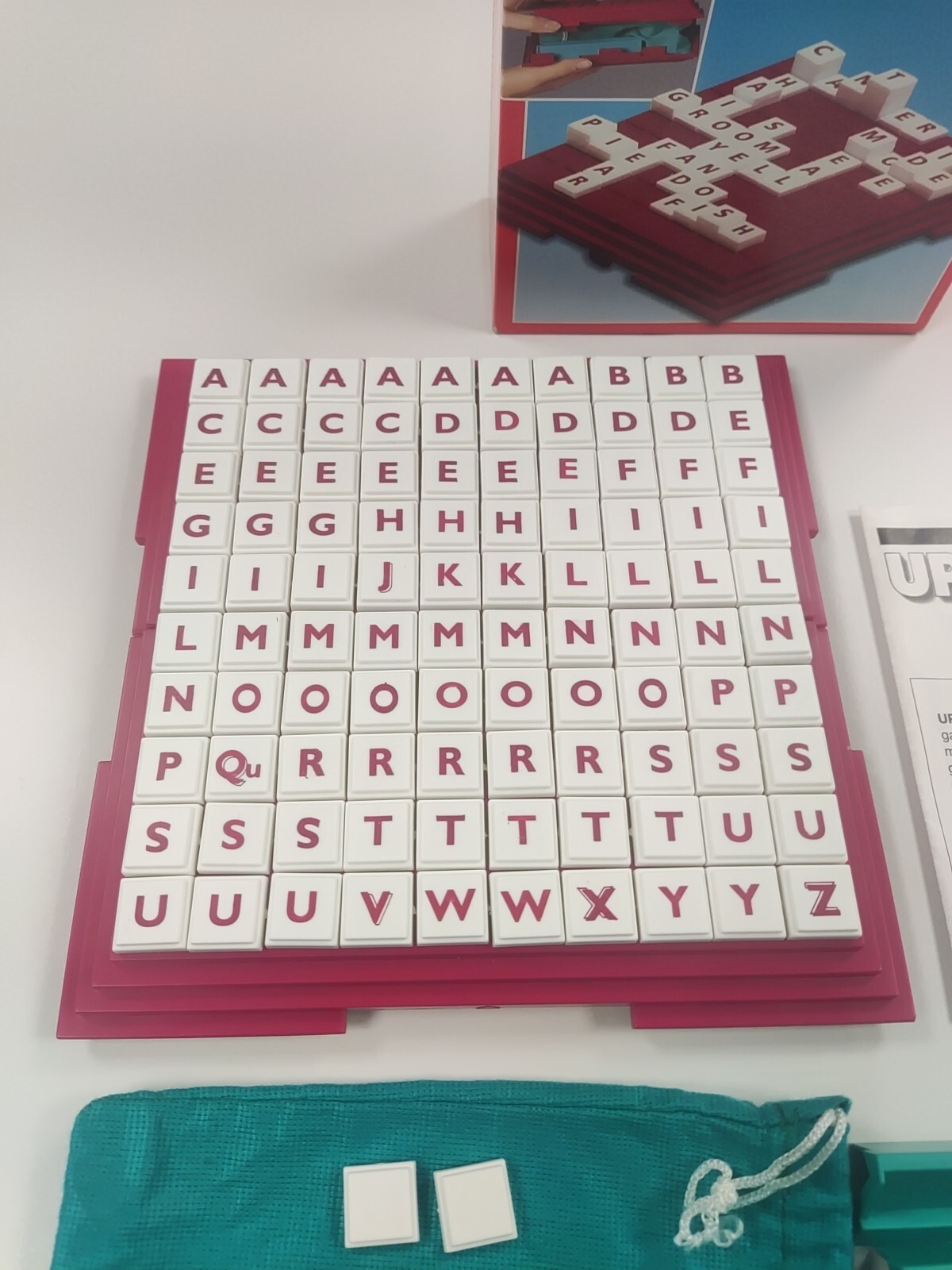 Travel Upwords 3d High Rise Word Building Board Game Complete 1995