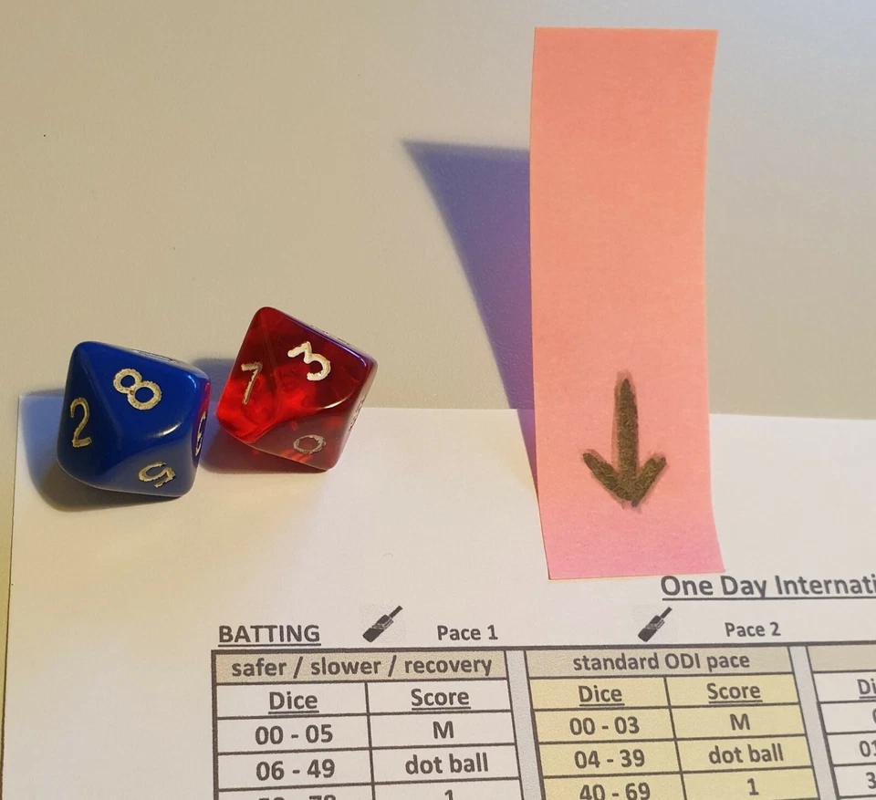 Dice Cricket game (a new, improved take on the Owzthat / Owzat game) - Image 3 of 4