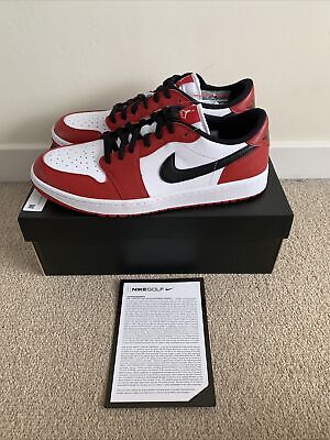 Nike Air Jordan 1 Low G Golf Chicago Varsity Red UK 12 US 13 Nike Air Jordan 1 Low G Golf Chicago Varsity Red UK 12 US 13
