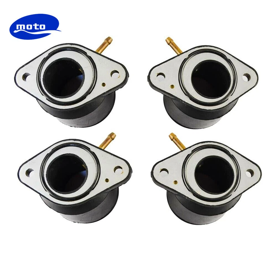 4x Bota colector de admisión para Yamaha XJR1200 XJR1300 Carb 1995-1998 envío rápido Foto 4 de 4