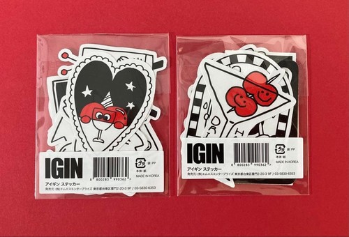 Igin Stickers BTS Jin IGIN Shibuya popup Sticker 2 sets | eBay