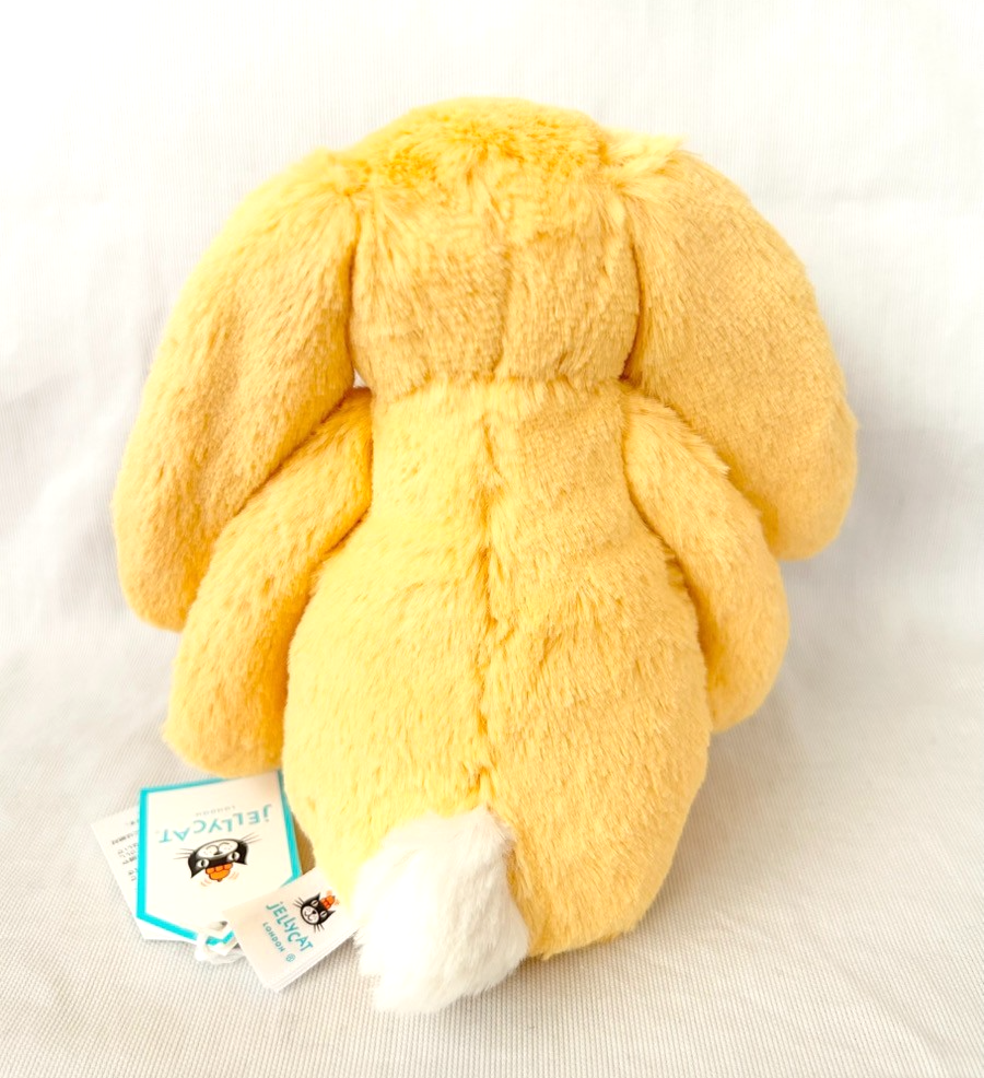 Jellycat Bashful Sunshine Bunny RETIRED Small 8” Yellow Stuffed