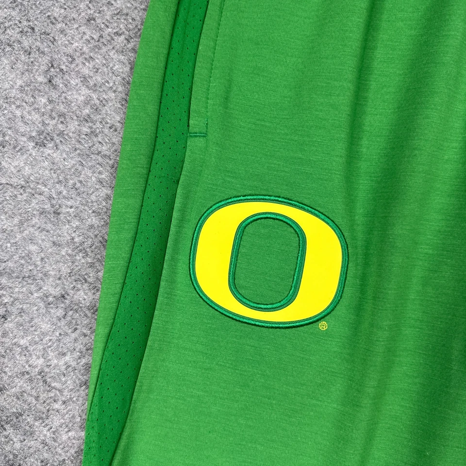 Nike Oregon Ducks Pants Mens Medium M Green Team Issue Dri-Fit Gym Training - Image 2 of 4