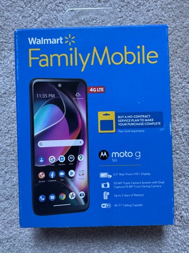 New Motorola Moto G 5G Family Mobile Smart Phone 64GB