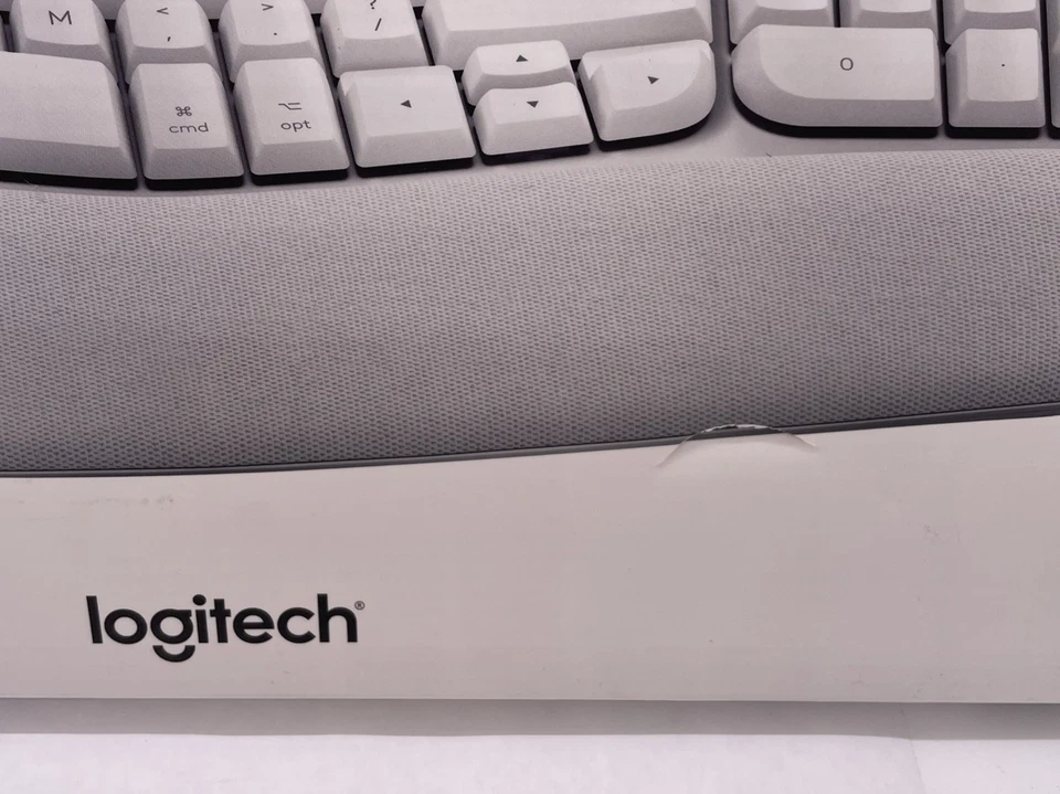Logitech Wave Keys for Mac Wireless Ergonomic Keyboard, Off White - NEW - Image 2 of 4
