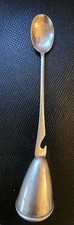 Vintage inch Napier Silver Plated Jigger Bottle Opener & Spoon - 