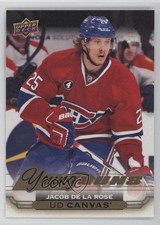 2015-16 Upper Deck UD Canvas Young Guns Jacob De La Rose #C102 v8l