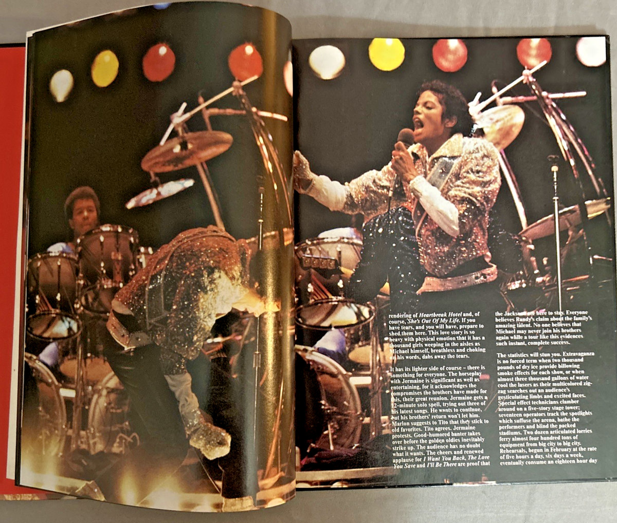 Michael Jackson Victory Tour Book 1984 + People Weekly Magazine