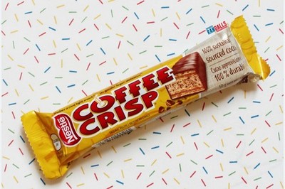 Nestle Coffee Crisp Chocolate Bar, 50g (4 Pack)