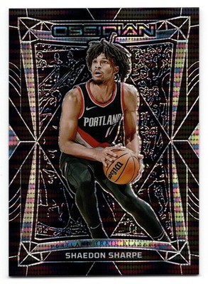 2023-24 Panini Obsidian SHEDON SHARPE #149 Electric Etch International