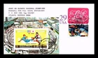 DR JIM STAMPS US COVER OLYMPIC BASEBALL FDC JAPAN JOINT ISSUE COMBO DUAL CANCEL