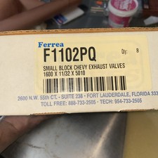 Ferrea Valves Exhaust Sbc F1102pq 1600x1132x 5.01 Nos Ferrea Valves Exhaust Sbc F1102pq 1600x1132x 5.01 Nos