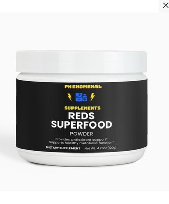 Reds Superfoods Antioxidant Powder PureHealth Research Supplement for Energy