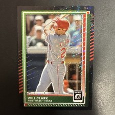 Will Clark 2025 Panini Donruss Black Disco SP #64 Texas 🔥