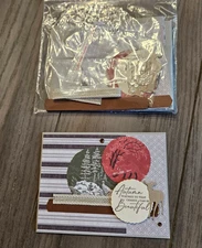 STAMPIN UP CARD KIT - AUTUMN TEACHES US THAT CHANGE CAN B CARD KIT MAKES 4 LL-67