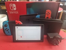 Nintendo Switch 32GB Handheld Console Bundle With 64GB SD Card