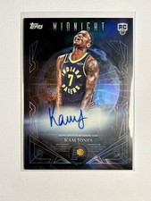 2025-26 Topps Midnight KAM JONES Midnight Sun Signatures AUTO RC PACERS
