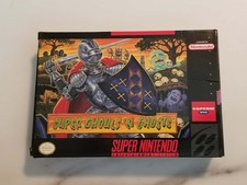 Super Ghouls N Ghosts SNES CIB Complete In Box Super Nintendo 