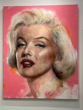 Artist John Hill Original Mixed Media Painting 