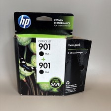 New Genuine HP 901 Black Ink Cartridge - 1 Cartridge Exp 04/2014