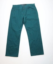 Deadstock Vtg 90s Marithe Francois Girbaud Mens 40x34 Baggy Wide Leg Jeans Green