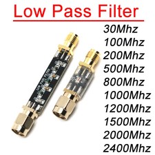 RF Low Pass Filter SMA 30MHz 2400MHz LPF Sign...