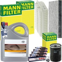 Mann Inspektionspaket Passend FüR 2.0+2.4 Toyota Avensis T25+ORIGINAL 5W-30 ÖL