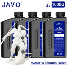 JAYO 4KG 405nm UV Resin Water Washable Resin White 1KG/SET For LCD 3D Printer