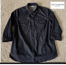 A Pea in the Pod 3/4 Sleeve Women's Maternity Button Down. Size Medium