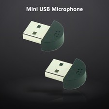 Mini USB Microphone, Plug and Play, Driver-Free, mini mic for Mac desktops an...