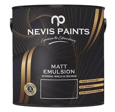 NEVIS Brilliant MATT Emulsion Internal Walls Ceiling,Living Room 1L