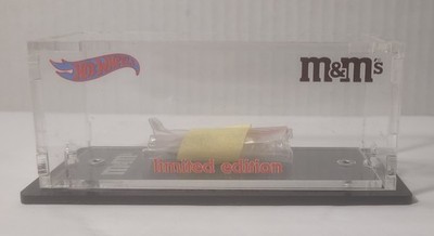 1/64 Scale, M&Ms Single Acrylic Diecast Car Display Case - 4.75  x 2.25  x 2'' 