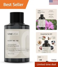 4oz Mahogany Teakwood Scent Oil - All-Natural for Candle  Soap Crafting