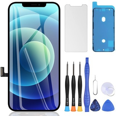 Screen Replacement for iPhone 12 Mini, [Support Face ID] Full HD Retina Displ...