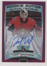 2019-20 O-Pee-Chee Platinum Rookie Autos Matte Pink 62/99 Joey Daccord Auto 05ld