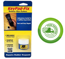 KEYPAD-FIX - Repairs All Rubber Keypads - 0.3 oz Container - FREE SHIPPING