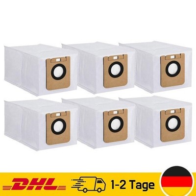6 Stück Staubbeutel Zubehörset für Dreame D10 Plus/ D10s Plus Saugroboter