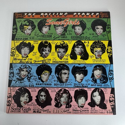 Some Girls The Rolling Stones Vinyl Record 1978 LP Orignal Banned Cover Cut Out