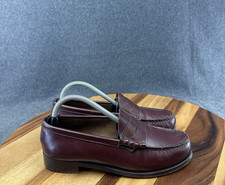 Vtg 90s GH Bass Weejuns Women  s Size 5D Penny Loafers Burgundy Leather USA Made