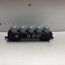 HIGH SPEED N  SOUTHERN PACIFIC  GONDOLA with canisters