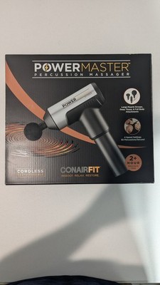 Conair Fit Power Master Percussion Massager Cordless Rechargeable THM001