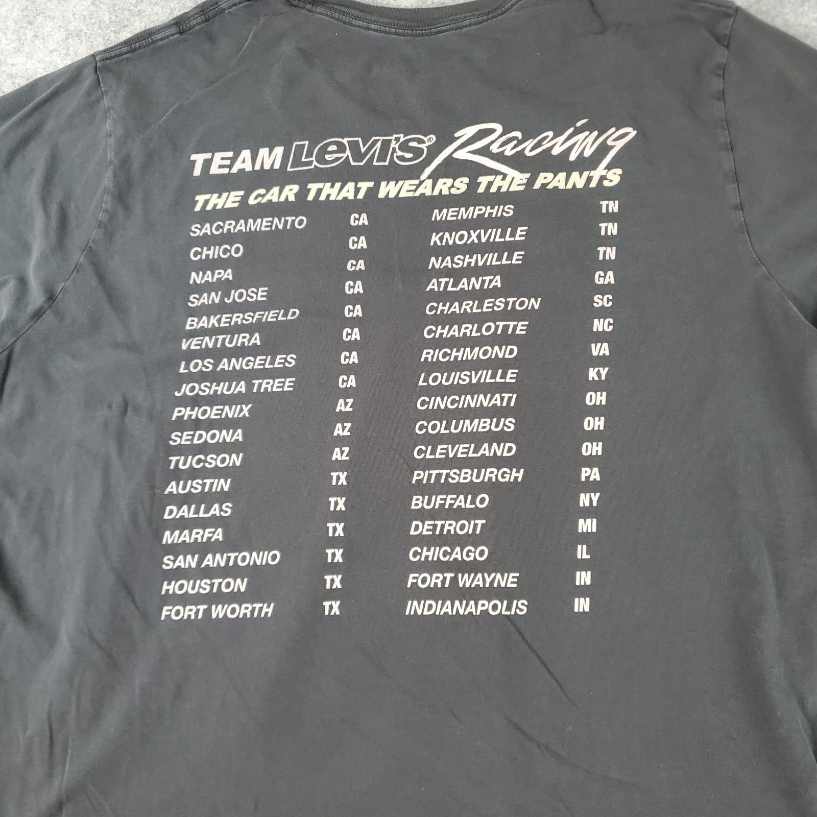 Levi's Shirt Men 2XL Gray Crew Neck Short Sleeve Graphic Stretch Pullover Casual thumbnail 13