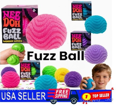 NeeDoh Fuzz Ball Wonder Waves Squishy Stress Ball Nee Doh Fuzzball New