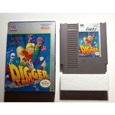 Digger T Rock (NES) Works Great No Manual🔥Nice shape!