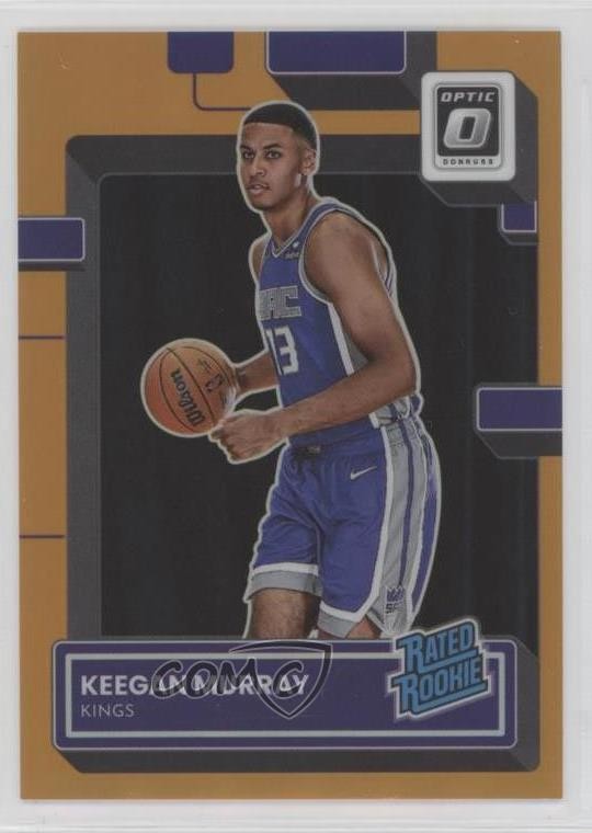 2022 Panini Donruss Optic Rated Rookie Orange Prizm 40/199 Keegan Murray #214