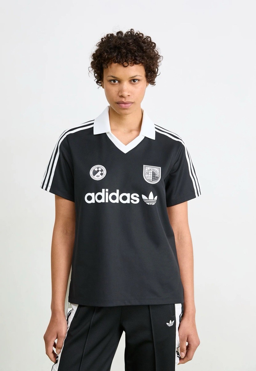 Women's Size Small adidas Originals R3CD Jersey Black White